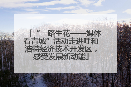 “一路生花——媒体看青城”活动走进呼和浩特经济技术开发区，感受发展新动能