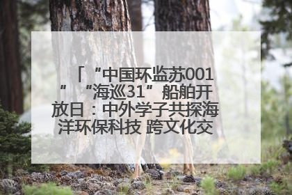 “中国环监苏001”“海巡31”船舶开放日：中外学子共探海洋环保科技 跨文化交流筑牢“蓝色”友谊