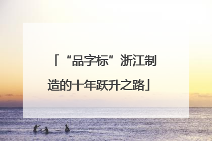 “品字标”浙江制造的十年跃升之路