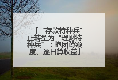 “存款特种兵”正转型为“理财特种兵”：抱团蹲额度、逐日算收益