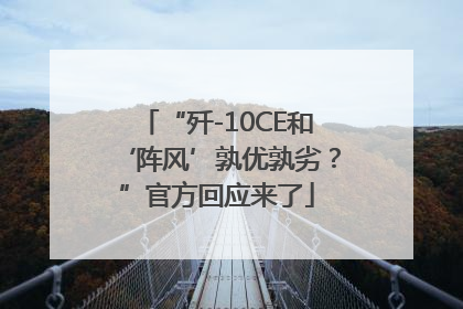 “歼-10CE和‘阵风’孰优孰劣？”官方回应来了