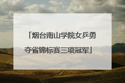 烟台南山学院女乒勇夺省锦标赛三项冠军