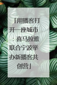 用播客打开一座城市：喜马拉雅联合宁波举办新播客共创营