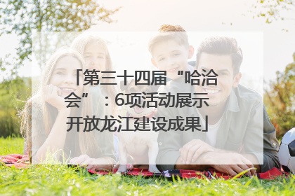 第三十四届“哈洽会”：6项活动展示开放龙江建设成果