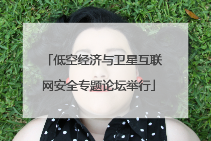 低空经济与卫星互联网安全专题论坛举行