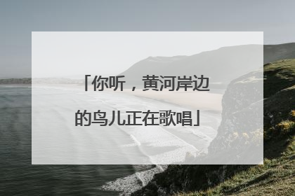 你听，黄河岸边的鸟儿正在歌唱