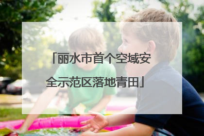 丽水市首个空域安全示范区落地青田