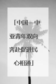 中国—中亚青年双向奔赴促进民心相通