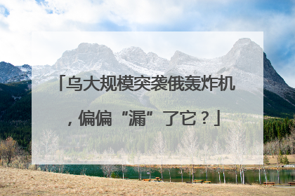 乌大规模突袭俄轰炸机，偏偏“漏”了它？