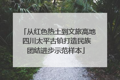 从红色热土到文旅高地 四川太平古镇打造民族团结进步示范样本