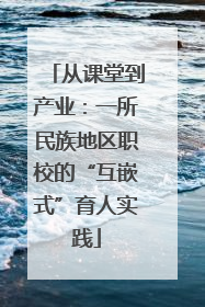 从课堂到产业：一所民族地区职校的“互嵌式”育人实践