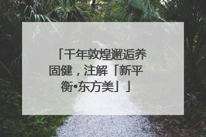 千年敦煌邂逅养固健，注解「新平衡•东方美」