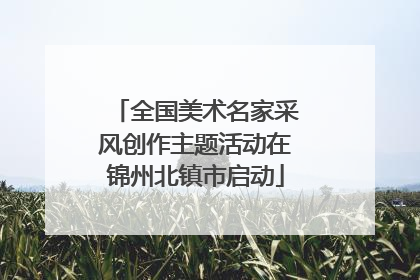 全国美术名家采风创作主题活动在锦州北镇市启动