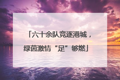 六十余队竞逐港城，绿茵激情“足”够燃