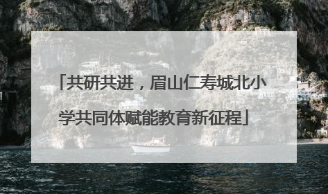 共研共进，眉山仁寿城北小学共同体赋能教育新征程