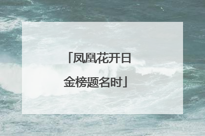 凤凰花开日 金榜题名时