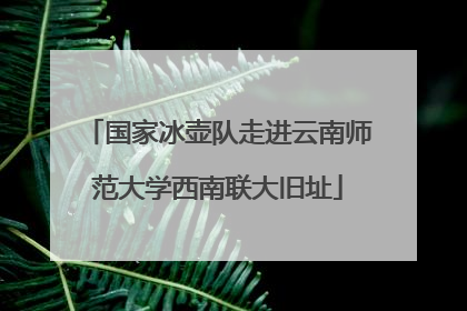 国家冰壶队走进云南师范大学西南联大旧址