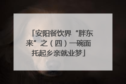 安阳餐饮界“胖东来”之（四）一碗面托起乡亲就业梦