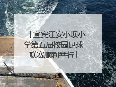宜宾江安小坝小学第五届校园足球联赛顺利举行