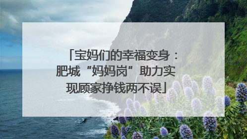 宝妈们的幸福变身：肥城“妈妈岗”助力实现顾家挣钱两不误