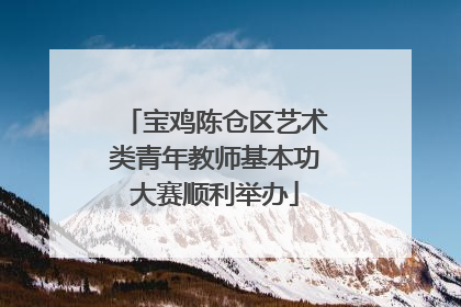宝鸡陈仓区艺术类青年教师基本功大赛顺利举办