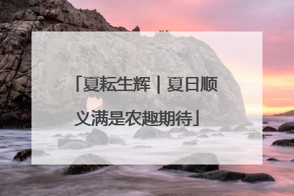 夏耘生辉｜夏日顺义满是农趣期待