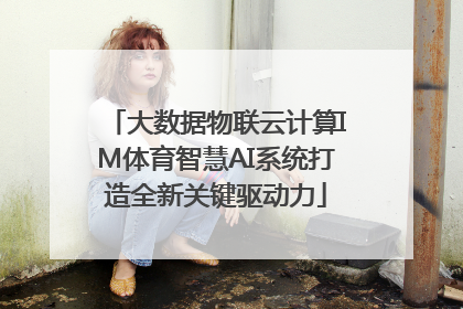 大数据物联云计算IM体育智慧AI系统打造全新关键驱动力