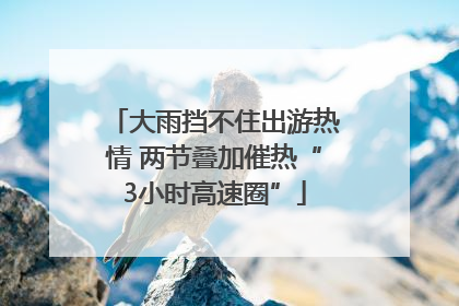 大雨挡不住出游热情 两节叠加催热“3小时高速圈”