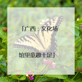 广西：文化场馆里童趣十足
