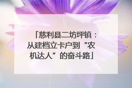 慈利县二坊坪镇：从建档立卡户到“农机达人”的奋斗路