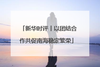 新华时评丨以团结合作共促南海稳定繁荣