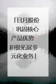 日月股份：巩固核心产品优势 积极拓展多元化业务