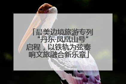 最美边境旅游专列“丹东·凤凰山号”启程，以铁轨为弦奏响文旅融合新乐章