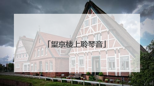 望京楼上聆琴音