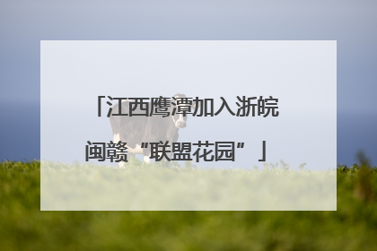 江西鹰潭加入浙皖闽赣“联盟花园”