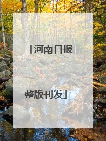 河南日报整版刊发