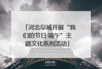 河北阜城开展“我们的节日·端午”主题文化系列活动