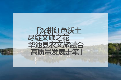 深耕红色沃土 尽绽文旅之花——华池县农文旅融合高质量发展走笔