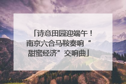 诗意田园迎端午！南京六合马鞍奏响“甜蜜经济”交响曲