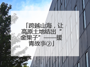 跨越山海，让高原土地结出“金果子”——援青故事②