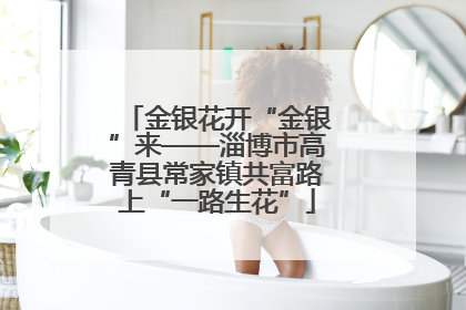 金银花开“金银”来——淄博市高青县常家镇共富路上“一路生花”