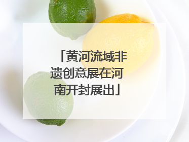 黄河流域非遗创意展在河南开封展出