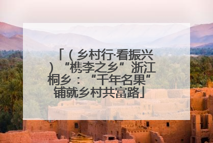 （乡村行·看振兴）“槜李之乡”浙江桐乡：“千年名果”铺就乡村共富路
