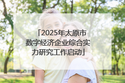 2025年太原市数字经济企业综合实力研究工作启动