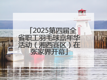 2025第四届全省职工羽毛球嘉年华活动（湘西赛区）在张家界开幕