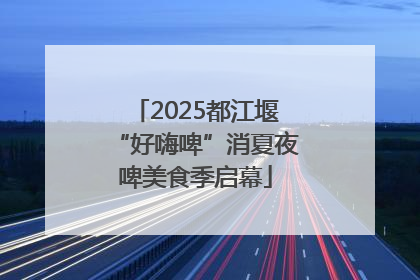 2025都江堰“好嗨啤”消夏夜啤美食季启幕