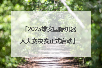 2025雄安国际机器人大赛决赛正式启动